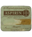 Puszka apteczna ASPIRIN Bayer – Leverkusen, Niemcy, przedwojenna