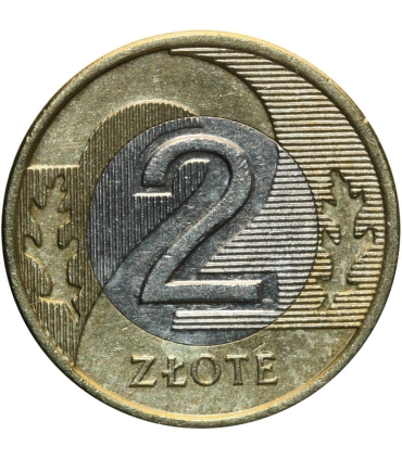 2 złote, 2010, stan 2+