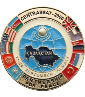 Challenge Coin – CENTRASBAT-2000 – Partnership for Peace – Po Generale NATO/USA