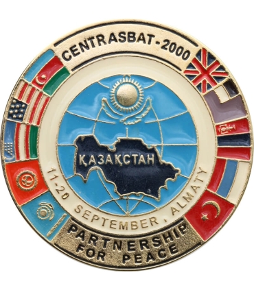 Challenge Coin – CENTRASBAT-2000 – Partnership for Peace – Po Generale NATO/USA