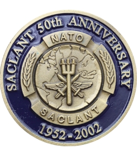 SACLANT 50th Anniversary (1952–2002) – Unikatowy Challenge Coin po Generale (NATO/USA)