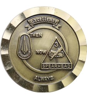 Personalny Challenge Coin Dowódcy 3. Dywizji Pancernej (Spearhead) US Army, Dla Generała