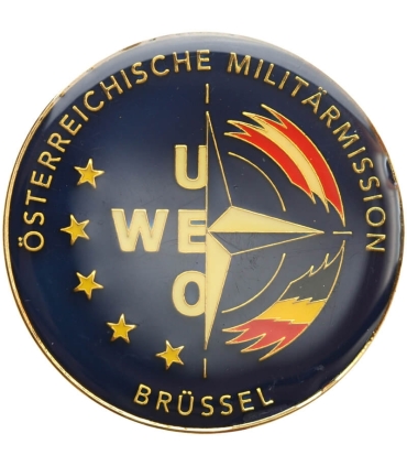 Challenge Coin Österreichische Militärmission – WEU / NATO – po Generale