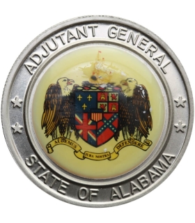Personalny Challenge Coin – MG Willie A. Alexander (Alabama National Guard), Po Generale