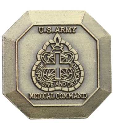 Challenge Coin – U.S. Army Medical Command ośmiokątny, Po Generale
