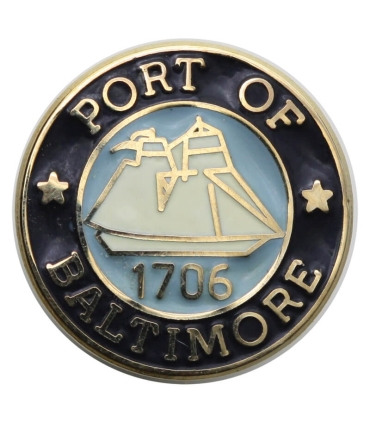 Wpinka pamiątkowa Port of Baltimore – po generale