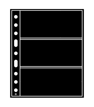 Koszulka GRANDE Leuchtturm na 6 banknotów dwustronna (2x 3 okna) - 1 szt.