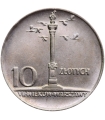 10 złotych Mała kolumna, 1966, stan 1-/2+