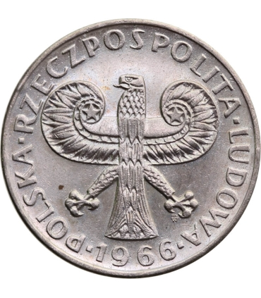 10 złotych Mała kolumna, 1966, stan 1-/2+