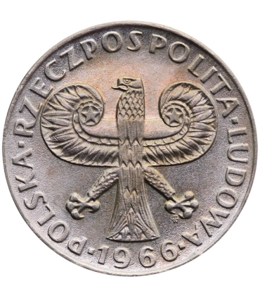 10 złotych Mała kolumna, 1966, stan 2+