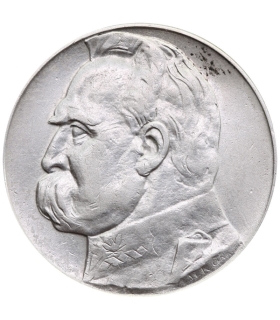 10 złotych Józef Piłsudski 1936, stan 3