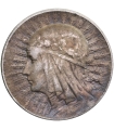 5 złotych głowa kobiety 1933, stan 3+
