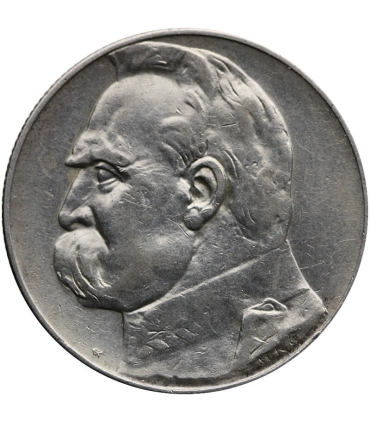 5 złotych Piłsudski 1936, stan 3/3+