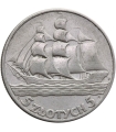 5 zł Żaglowiec 1936, stan 3