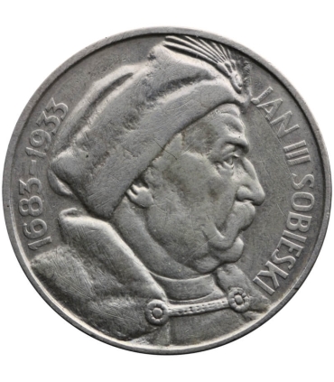 10 zł Jan III Sobieski 1933, stan 3+
