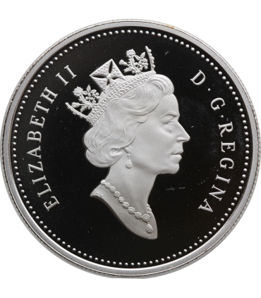 Kanada 1 dolar, 2003 100 rocznica - Kopalnia kobaltu, srebro Ag925