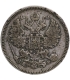 Rosja 20 kopiejek, 1865, stan 3, srebro