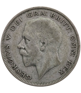 Wielka Brytania ½ korony, 1928, srebro
