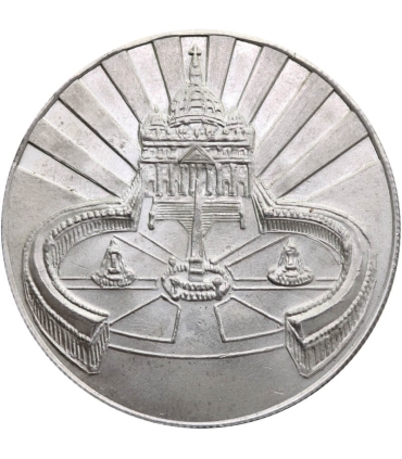 Medal Jan Paweł II Watykan Plac św. Piotra