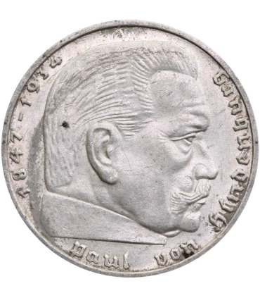 2 marki niemieckie Hindenburg 1939