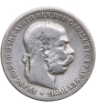 Austria 1 korona, 1893, srebro