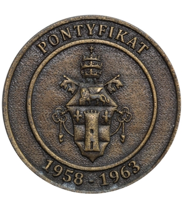 Medal Święty Jan XXIII – kanonizacja 27 kwietnia 2014, pontyfikat 1958–1963