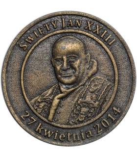 Medal Święty Jan XXIII – kanonizacja 27 kwietnia 2014, pontyfikat 1958–1963