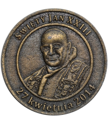 Medal Święty Jan XXIII – kanonizacja 27 kwietnia 2014, pontyfikat 1958–1963