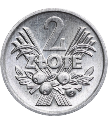 2 zł Jagody, 1973, 1-