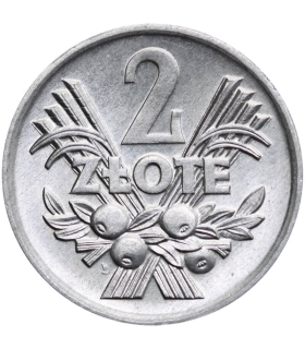 2 złote Jagody, 1970, mennicza