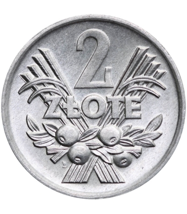 2 złote Jagody, 1970, mennicza