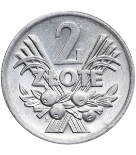 2 zł Jagody, 1974, stan 2+