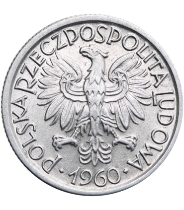 2 zł, Jagody, 1960, stan 2, zegarowy połysk