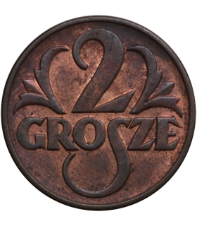 2 grosze 1938, stan 1-