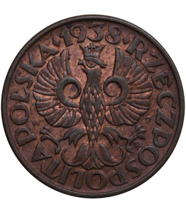 2 grosze 1938, stan 1-