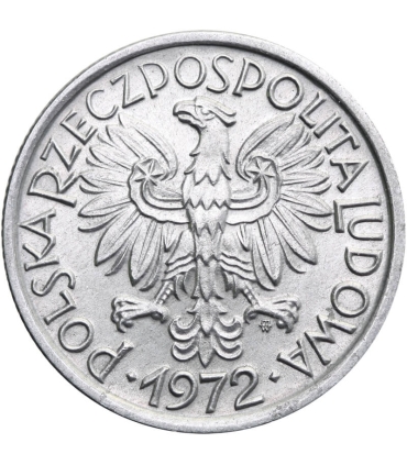 2 złote Jagody, 1972, stan 1-, mennicza, zegarowy połysk