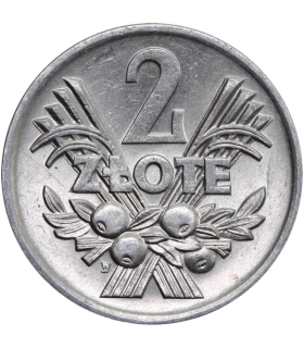 2 zł Jagody, 1974, stan 2+