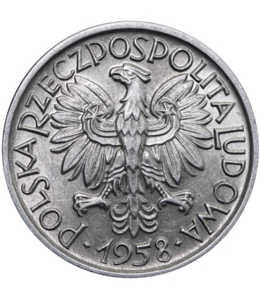 2 zł, Jagody, 1958, 2+, piękny zegarowy połysk