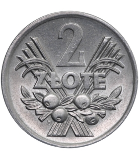 2 złote Jagody, 1971, stan 1 (ideał)