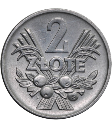 2 zł, Jagody, 1960, 1/1-, piękny zegarowy połysk