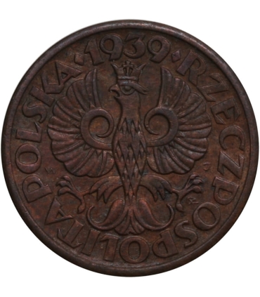 1 grosz, 1939, stan 1-