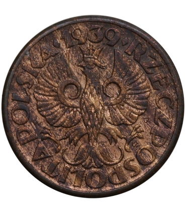 1 grosz, 1939, stan 2