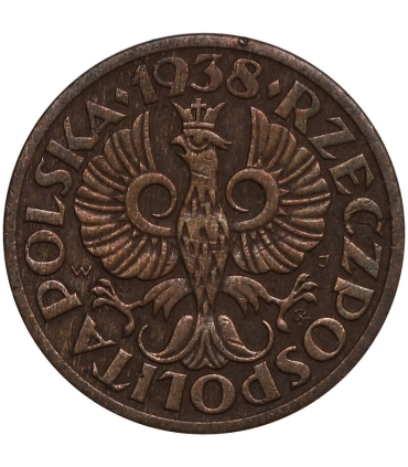 1 grosz 1938 st. 3+