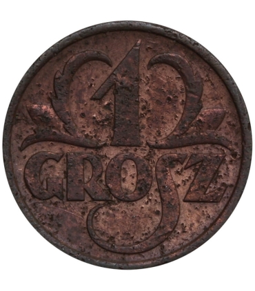 1 grosz, 1937, stan 3+