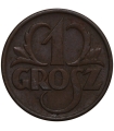 1 grosz, 1937, stan 1-