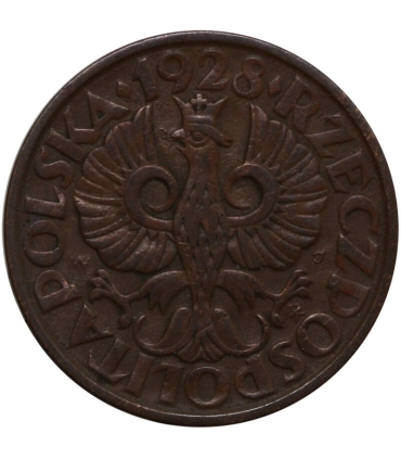 2 grosze 1928, stan 3+