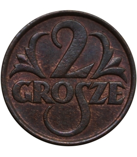 2 grosze 1928, stan 2+