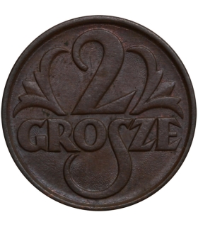 2 grosze 1928, stan 2+