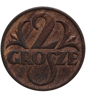 2 grosze 1938, stan 2+