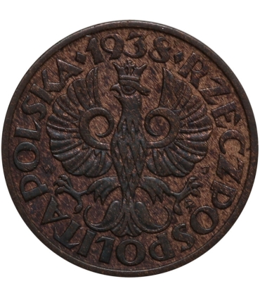 2 grosze 1938, stan 2+